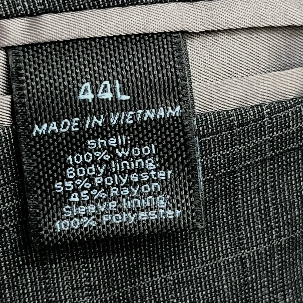 Marc Anthony Blazer Heatherd Charcoal  Men's Sz 44L  NWOT